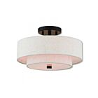 Livex Lighting Claremont 51083-92 2-Lights 120W Ceiling Mount