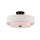 Livex Lighting Claremont 51084-92 3-Lights 180W Ceiling Mount
