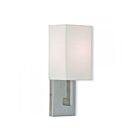 Livex Lighting Hollborn 51101-91 40W 1-Light Brushed Nickel Wall Sconce
