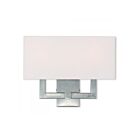 Livex Lighting Hollborn 51104-91 120W 3-Lights Brushed Nickel Wall Sconce
