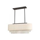 Livex Lighting 51123-92 Carlisle 3-Lights 300W English Bronze Chandelier