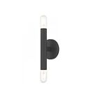 Livex Lighting Copenhagen 51132-04 120W 2-Lights Black Wall Sconce