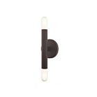 Livex Lighting Copenhagen 51132-07 120W 2-Lights Bronze Wall Sconce