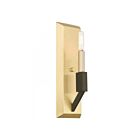 Livex Lighting Beckett 51161-12 60W 1-Light Satin Brass & Bronze Wall Sconce