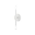 Livex Lighting Copenhagen 51172-03 120W 2-Lights White Wall Sconce