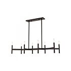 Livex Lighting 51178-07 Copenhagen 8-Lights 480W Bronze Chandelier