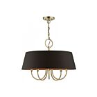 Livex Lighting 51355-01 Palma 5-Lights 300W Antique Brass Chandelier