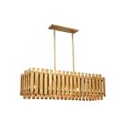 Livex Lighting 52045-08 Greenwich 5-Lights 500W Natural Brass Chandelier