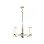 Livex Lighting 52105-35 Weston 5-Lights 300W Polished Nickel Chandelier