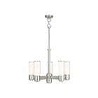 Livex Lighting 52105-91 Weston 5-Lights 300W Brushed Nickel Chandelier