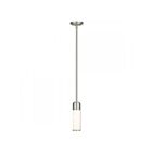 Livex Lighting 52111-91 Weston 1-Light 60W Brushed Nickel Pendant