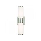 Livex Lighting Weston 52122-91 120W 2-Lights Brushed Nickel Wall Sconce