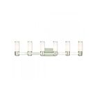 Livex Lighting 52126-35 Weston 6-Lights 360W Polished Nickel Bath Vanity Light