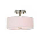 Livex Lighting Meridian 52133-91 2-Lights 80W Ceiling Mount