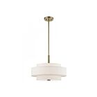 Livex Lighting 52137-01 Monroe 4-Lights 240W Antique Brass Pendant