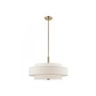 Livex Lighting 52138-01 Monroe 5-Lights 300W Antique Brass Pendant