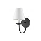 Livex Lighting Mendham 5271-04 60W 1-Light Black Wall Sconce