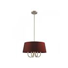 Livex Lighting 52904-91 Belclaire 4-Lights 240W Brushed Nickel Pendant