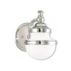 Livex Lighting Oldwick 5711-05 1-Light 75W Polished Chrome Vanity Light