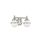 Livex Lighting 5712-05 Oldwick 2-Lights 150W Polished Chrome Bath Vanity Light