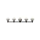 Livex Lighting 5715-04 Oldwick 5-Lights 375W Black Bath Vanity Light