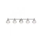 Livex Lighting 5715-91 Oldwick 5-Lights 375W Brushed Nickel Bath Vanity Light