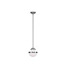 Livex Lighting 5724-91 Oldwick 1-Light 100W Brushed Nickel Pendant