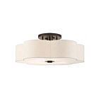 Livex Lighting Solstice 58069-92 6-Lights 360W English Bronze Semi Flush Mount