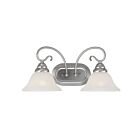Livex Lighting 6102-91 Coronado 2-Lights 200W Brushed Nickel Bath Vanity Light