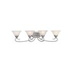 Livex Lighting 6104-91 Coronado 4-Lights 400W Brushed Nickel Bath Vanity Light