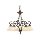 Livex Lighting 6135-58 Coronado 5-Lights 500W Imperial Bronze Chandelier