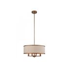 Livex Lighting 62613-48 Ridge 4-Lights 240W Hand Painted Antique Gold Leaf Chandelier