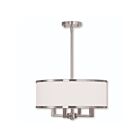 Livex Lighting 62615-91 Ridge 4-Lights 240W Brushed Nickel Chandelier