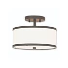 Livex Lighting Park Ridge 62626-07 2-Lights 80W Ceiling Mount