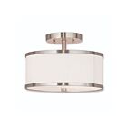 Livex Lighting Park Ridge 62626-91 2-Lights 80W Ceiling Mount