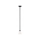 Livex Lighting 6460-04 Ridgedale 1-Light 100W Black Pendant