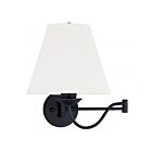 Livex Lighting Ridgedale 6471-04 100W 1-Light Black Wall Sconce