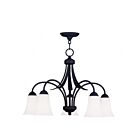 Livex Lighting 6476-04 Ridgedale 5-Lights 500W Black Chandelier