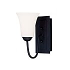 Livex Lighting Ridgedale 6481-04 100W 1-Light Black Wall Sconce