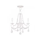 Livex Lighting 6514-60 Pennington 4-Lights 240W Antique White Convertible Semi-Flush Mount or Pendant