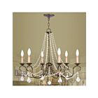 Livex Lighting 6516-71 Pennington 6-Lights 360W Hand Applied Venetian Golden Bronze Chandelier