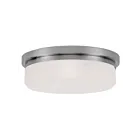 Livex Lighting Stratus 7393-91 3-Lights 180W Brushed Nickel Wall Mount