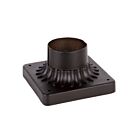 Livex Lighting 7507-07 Bronze Outdoor Pier Mount Adapter
