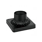 Livex Lighting 7507-14 Textured Black Outdoor Pier Mount Adapter