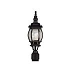 Livex Lighting Frontenac 7522-14 1-Light 100W Textured Black Outdoor Post Top Lantern