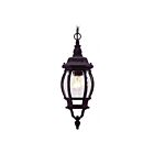 Livex Lighting 7523-14 Frontenac 1-Light 100W Textured Black Outdoor Pendant Light
