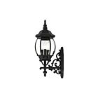 Livex Lighting Frontenac 7524-14 3-Lights 180W Textured Black Wall Lantern