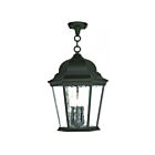 Livex Lighting 75475-14 Hamilton 3-Lights 180W Textured Black Outdoor Pendant Light