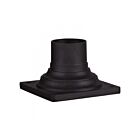 Livex Lighting 7586-14 Textured Black Outdoor Pier Mount Adapter
