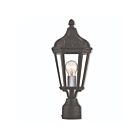 Livex Lighting Morgan 76184-14 1-Light 100W Textured Black Outdoor Post Top Lantern